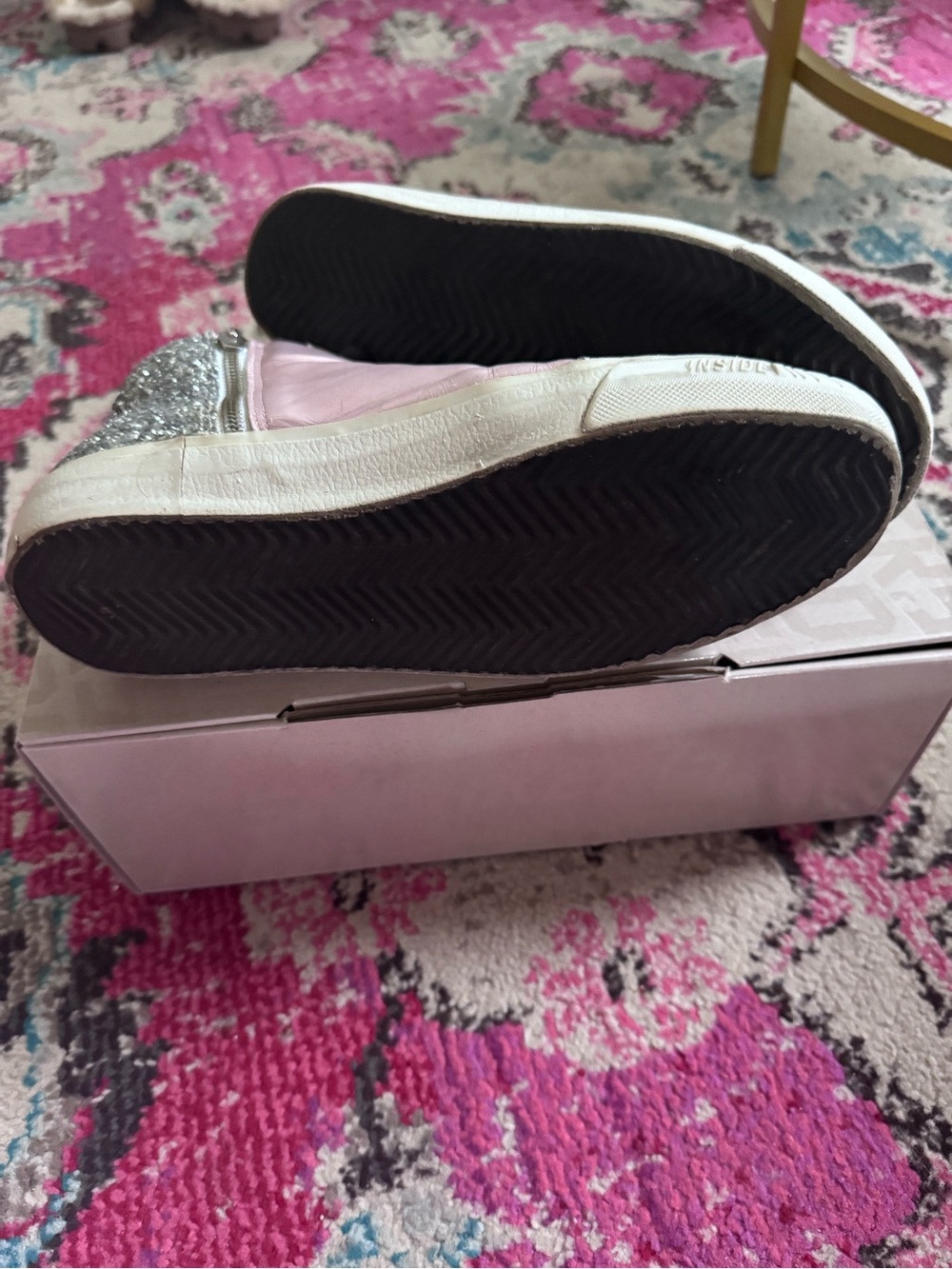 Golden Goose High Top Sneakers - Pink and Glitter - Picture 7 of 10